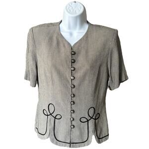 J.W. Treci Vintage Black Tank Top - Sleeveless Women's Shirt